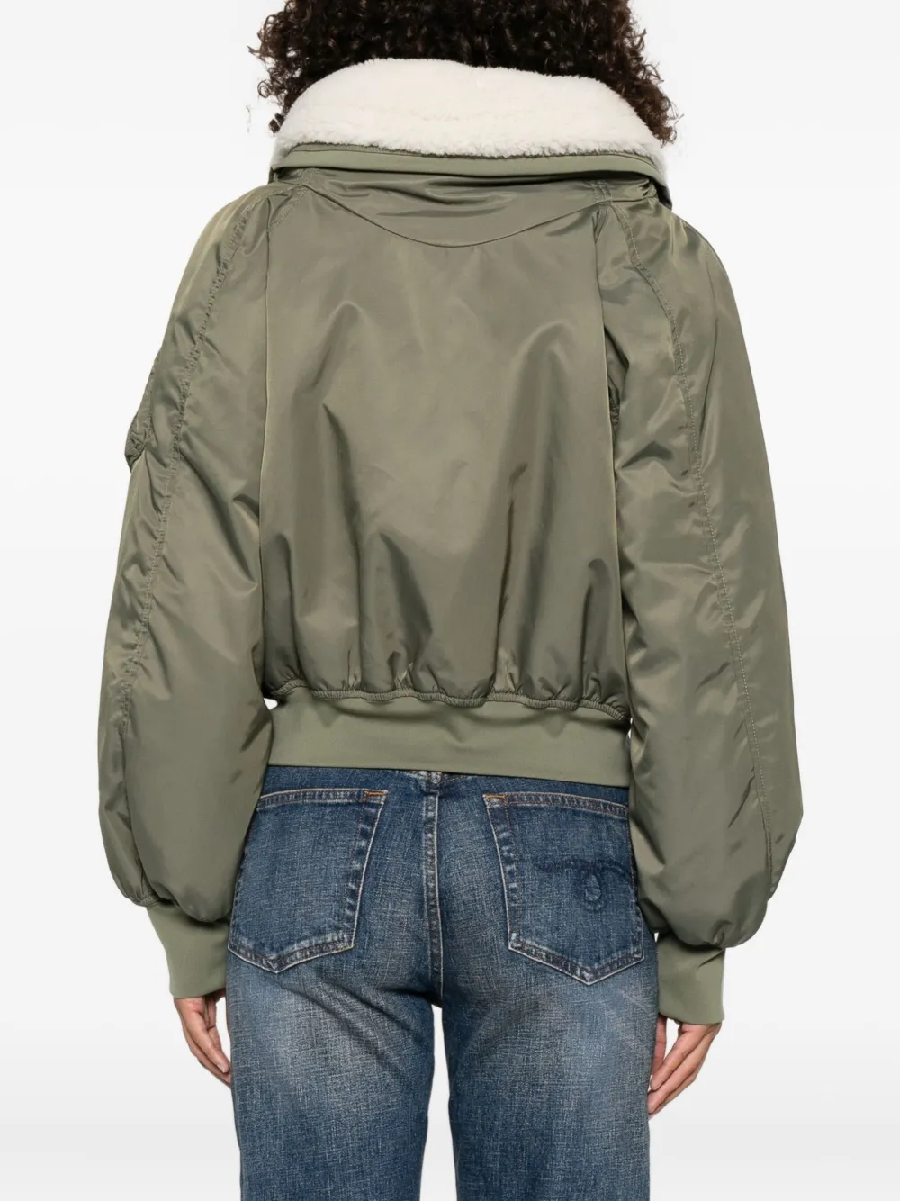 Ermanno Scervino Bomberjack met capuchon Groen