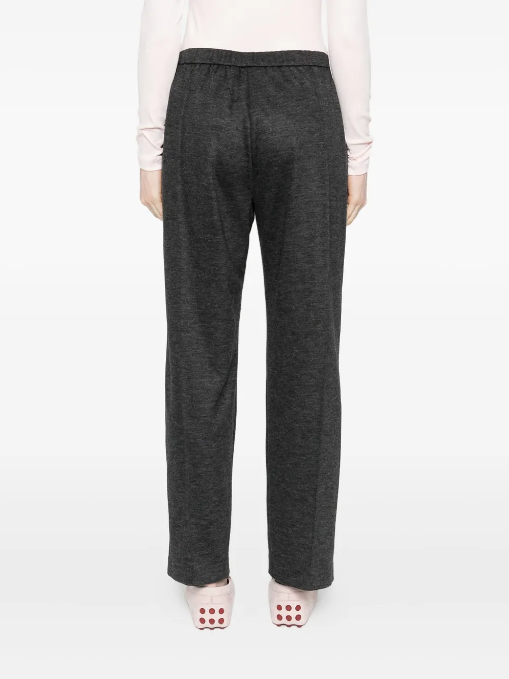 Fabiana Filippi Broek met naaddetail Grijs