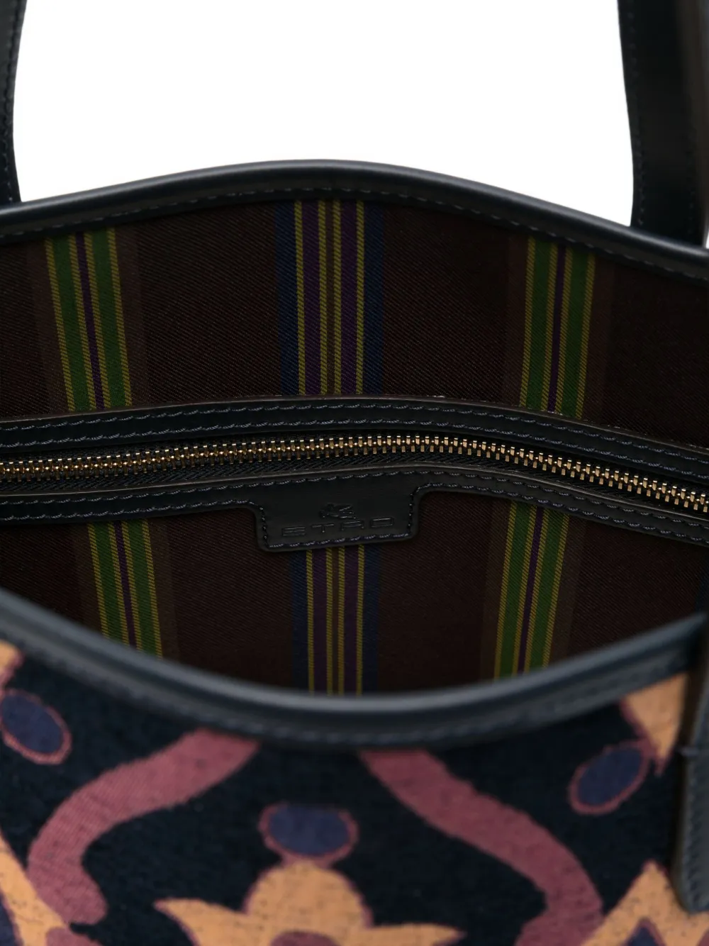 ETRO Shopper met Pegaso-patroon Blauw