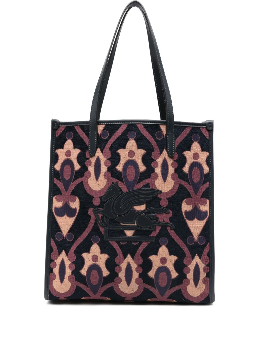 ETRO Shopper met Pegaso-patroon Blauw