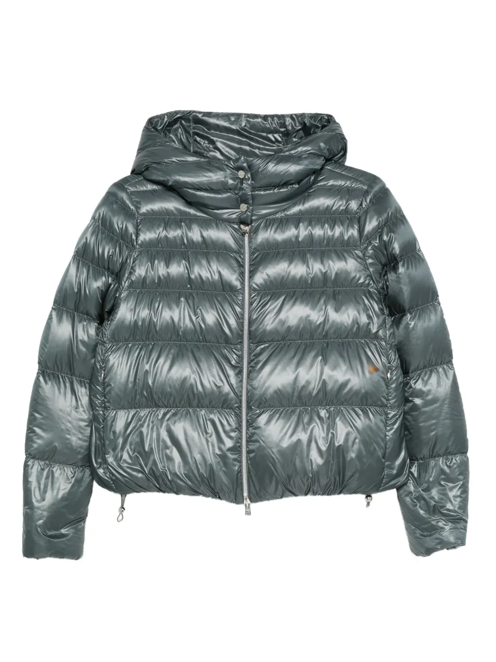 Herno hooded quilted jacket Grijs