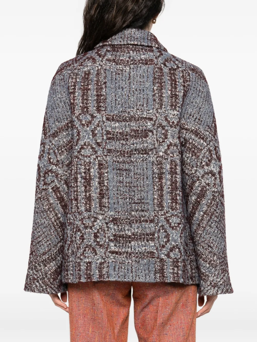 ETRO patterned jacket Blauw