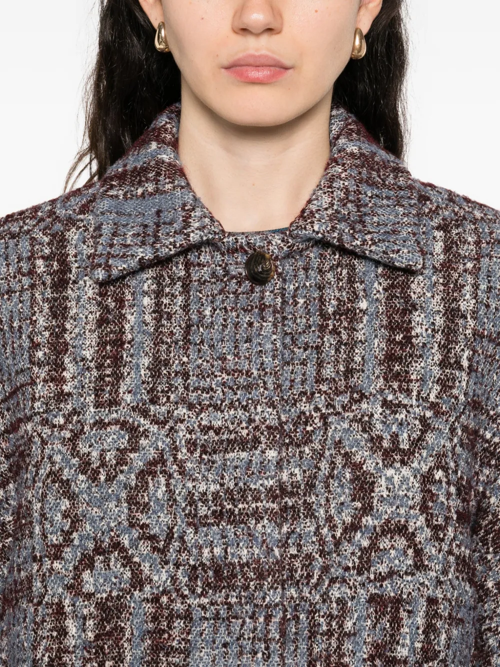 ETRO patterned jacket Blauw