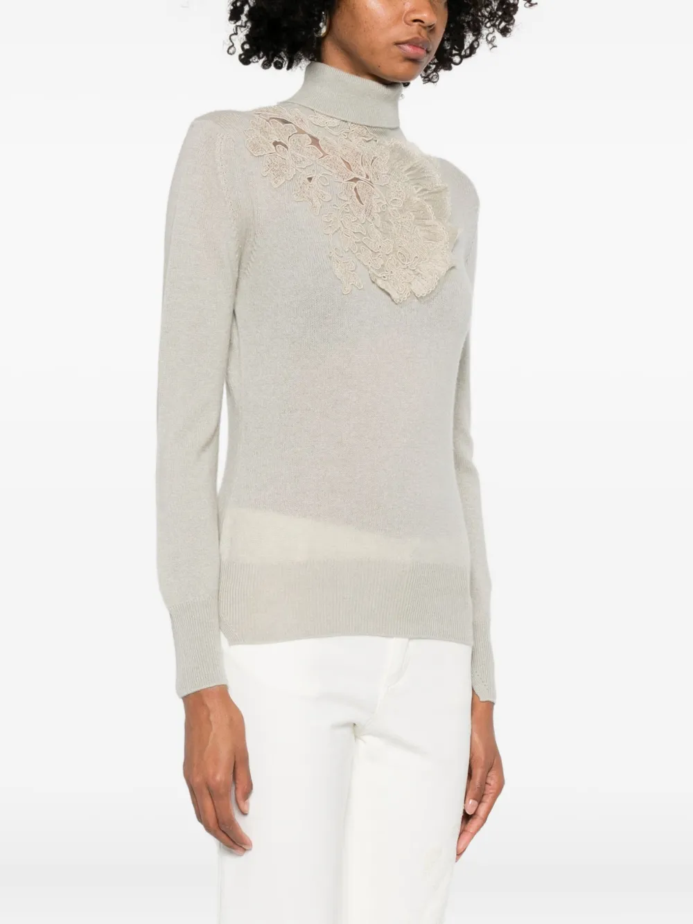 Ermanno Scervino Kasjmier trui Beige