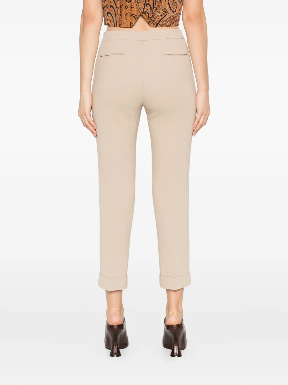 ETRO Broek met cuffs Beige
