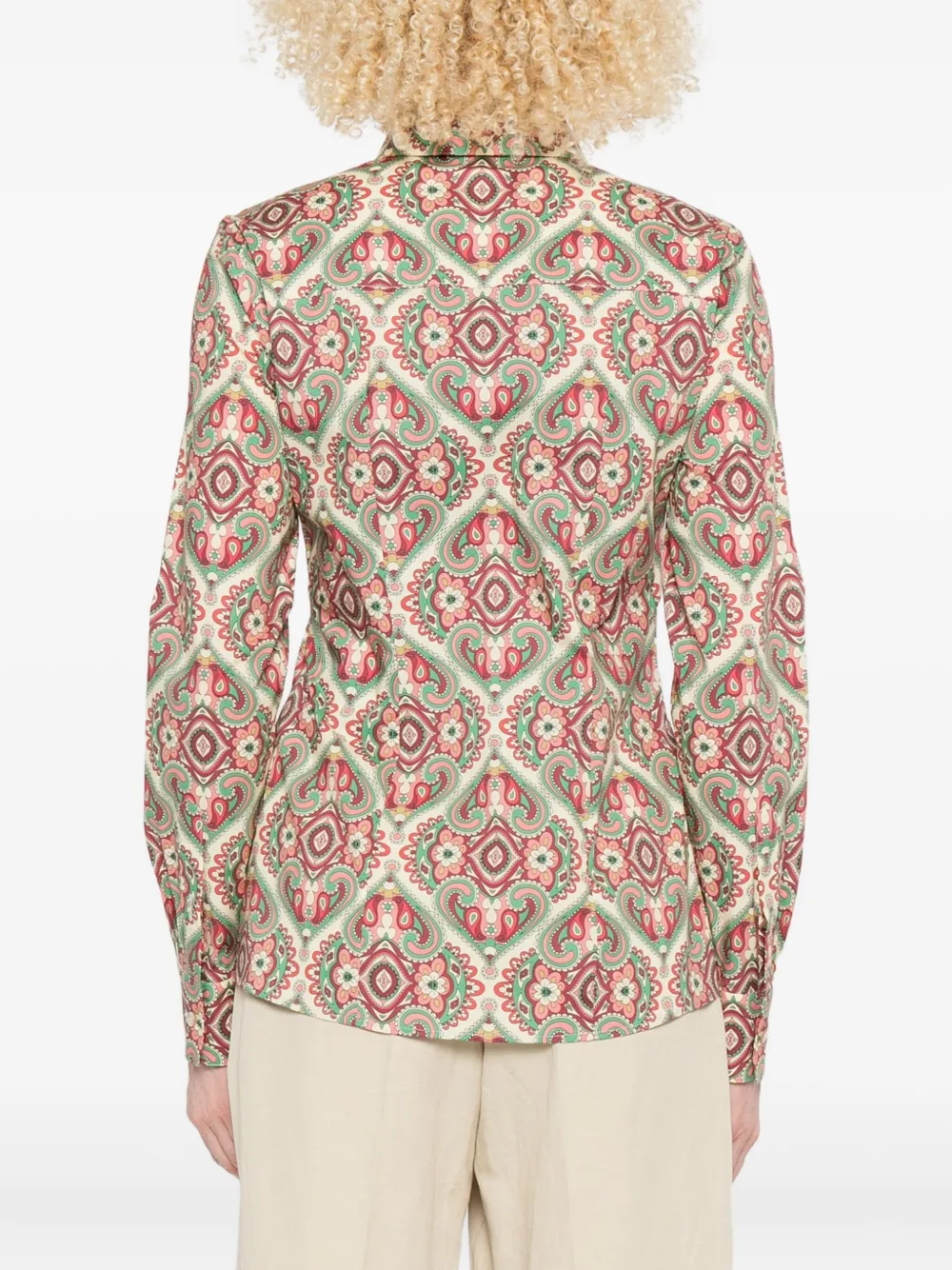 ETRO Blouse met paisley-print Beige