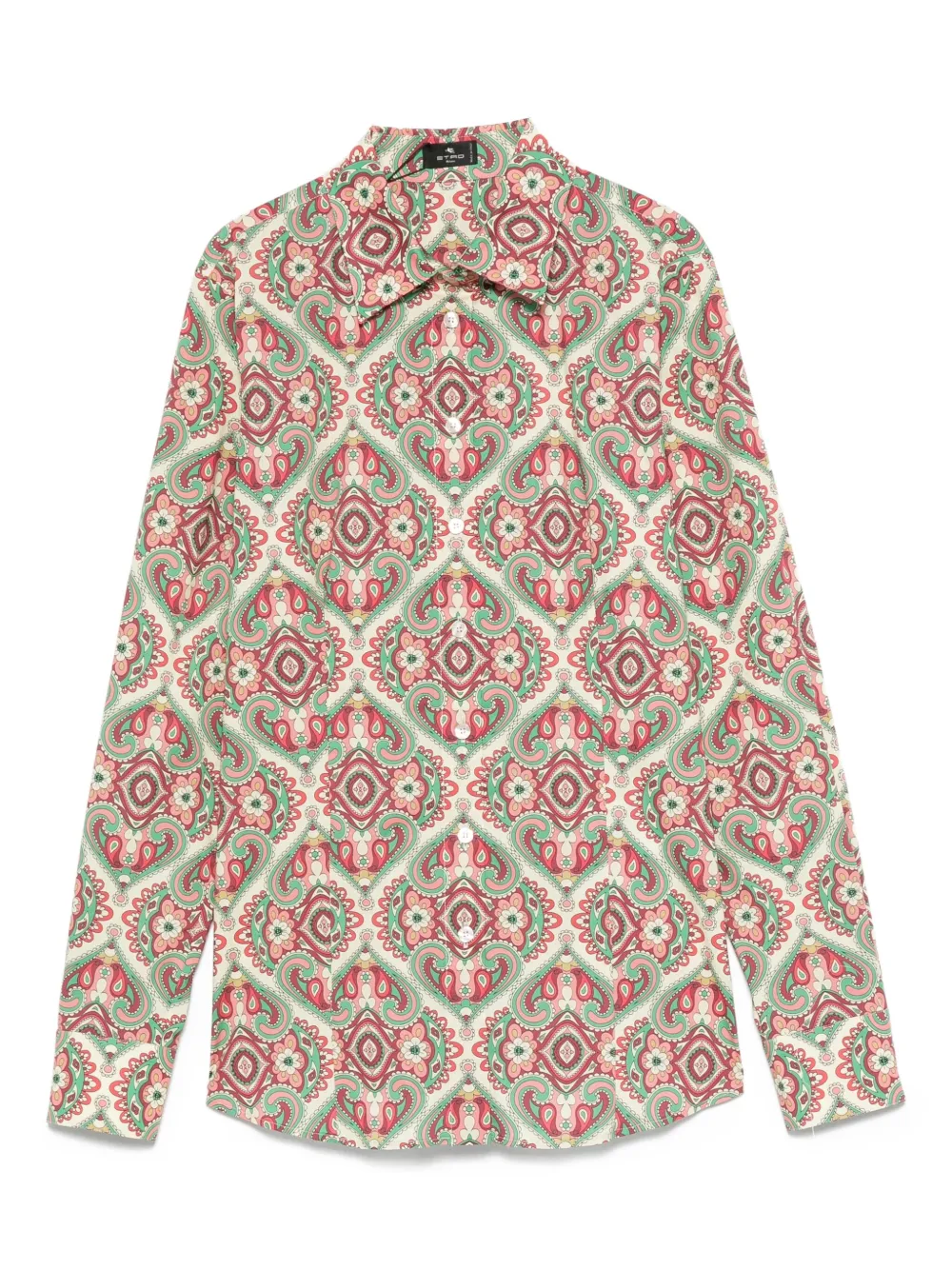 Etro Paisley-print Long-sleeve Shirt In Multi
