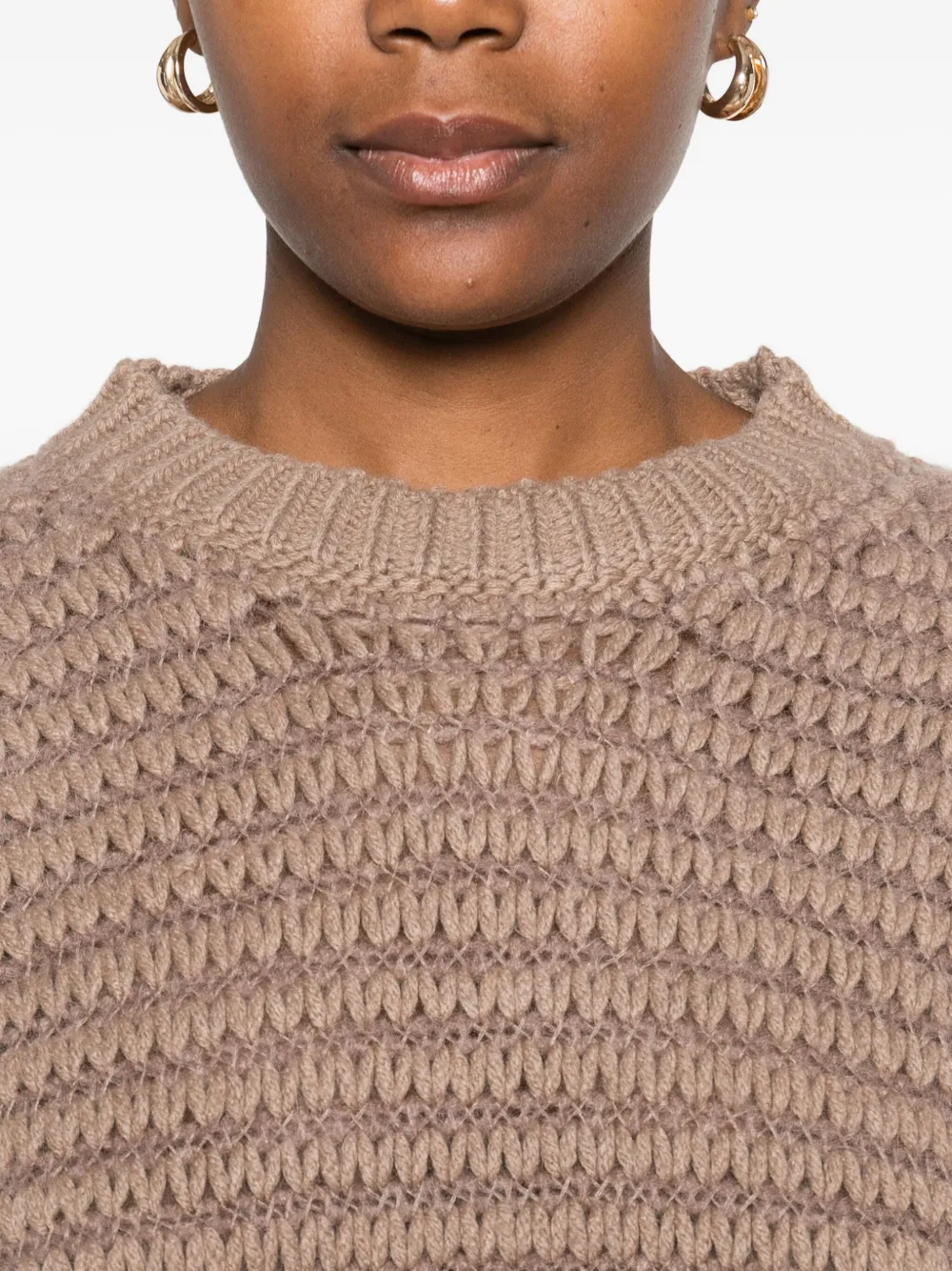 Fabiana Filippi Crew-neck Sweater In Blue