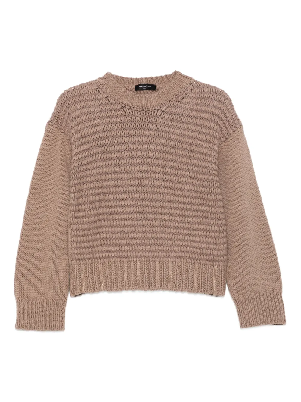 Fabiana Filippi Crew-neck Sweater In Blue