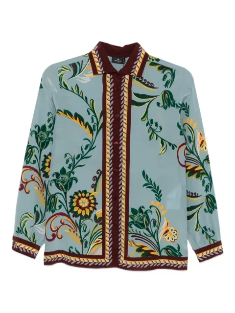 ETRO floral-print button-up jacket