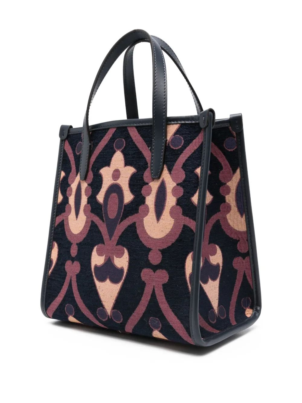 ETRO Shopper met Pegaso-patch Blauw