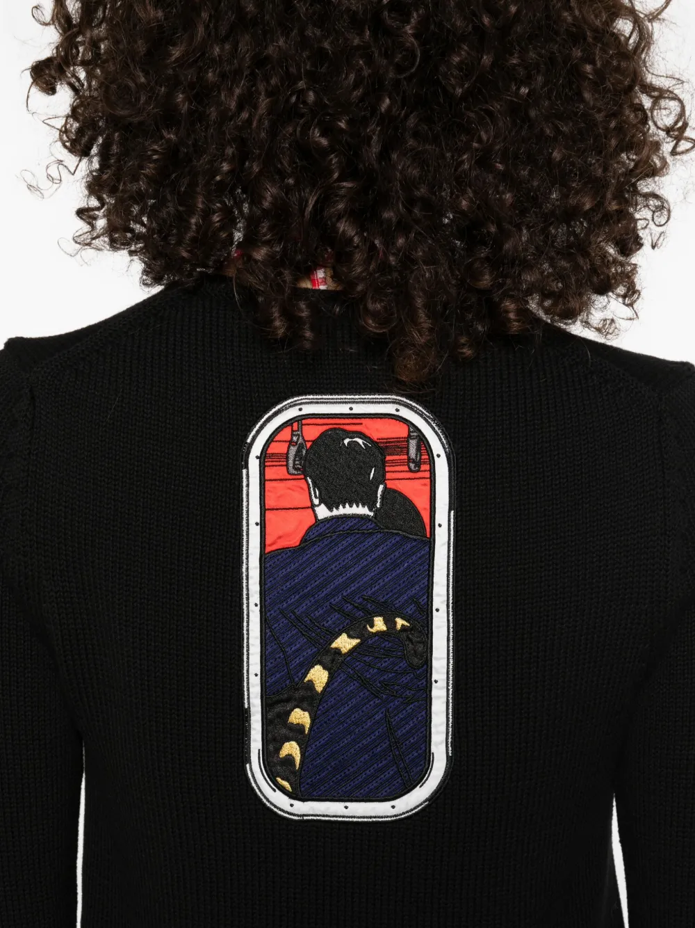 Kenzo Vest met logo en knoopsluiting Zwart