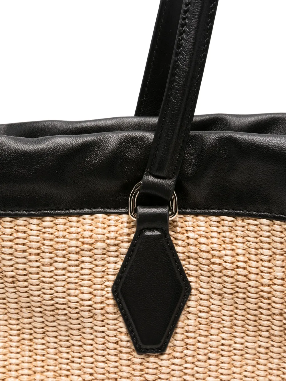 Jimmy Choo Grote shopper met trekkoord Beige
