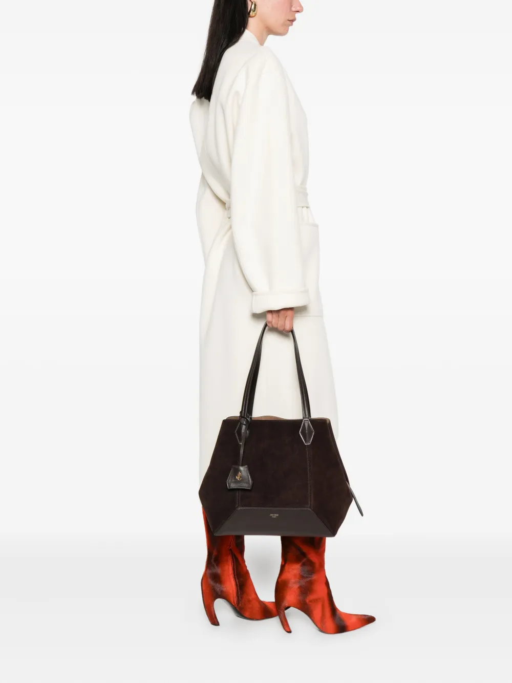Jimmy Choo Diamond suede-leather tote bag | Image 2