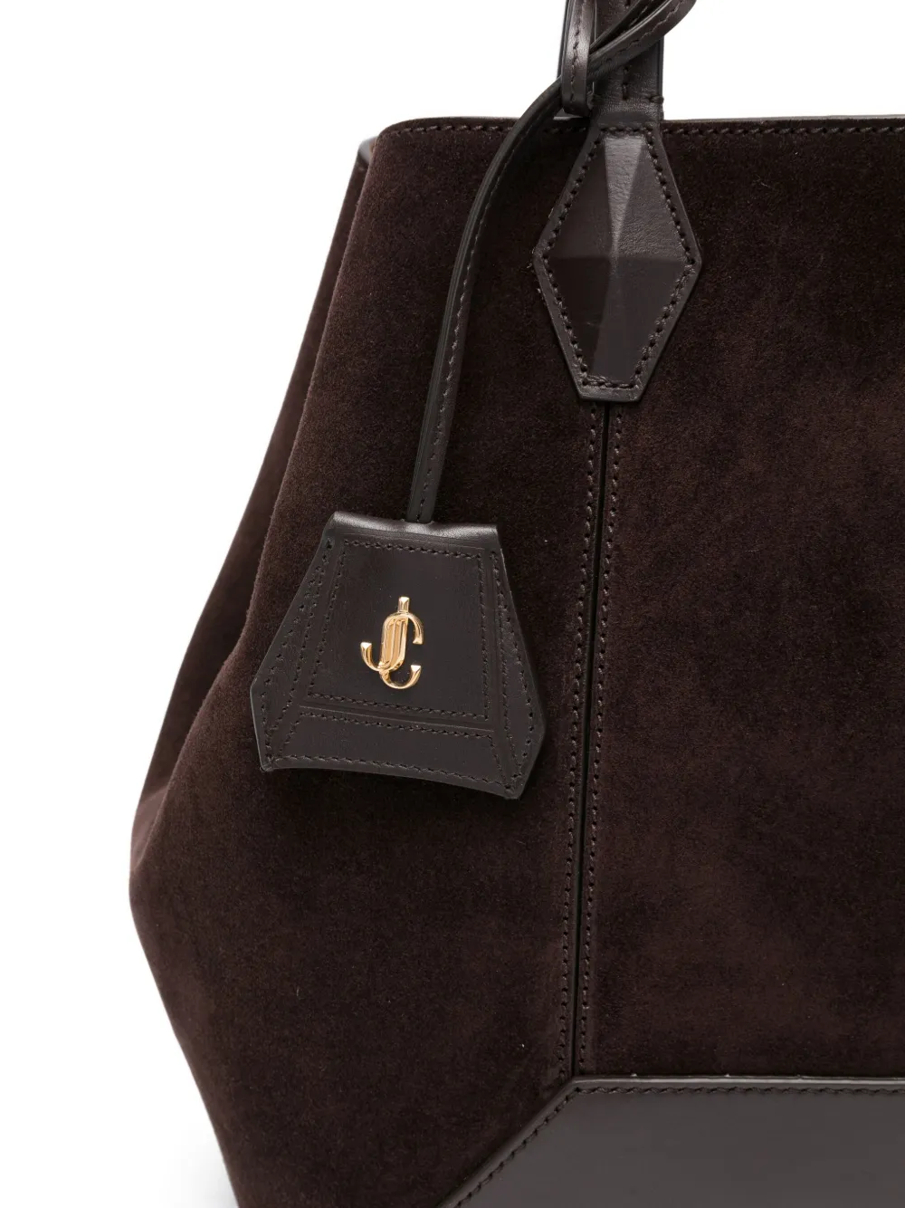 Jimmy Choo Diamond suède leren shopper Bruin