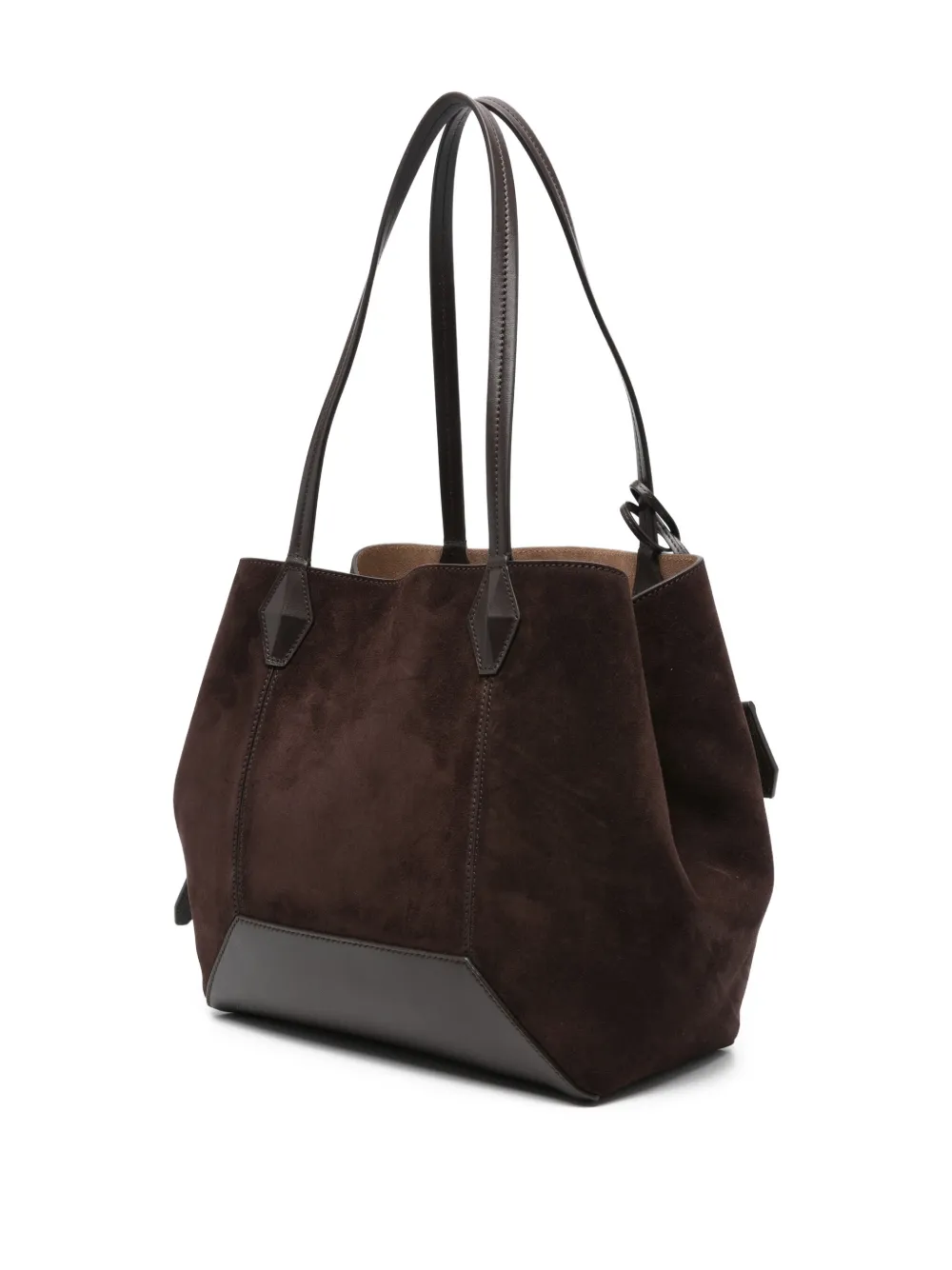 Jimmy Choo Diamond suède leren shopper Bruin