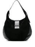 Jimmy Choo suede-leather shoulder bag - Black