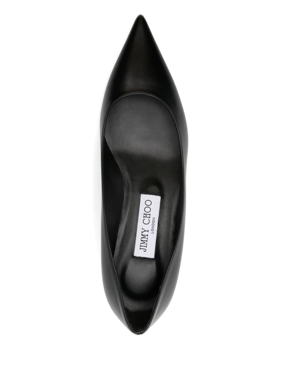 Jimmy Choo 50mm Amelia pointed-toe kitten-heel pumps Black