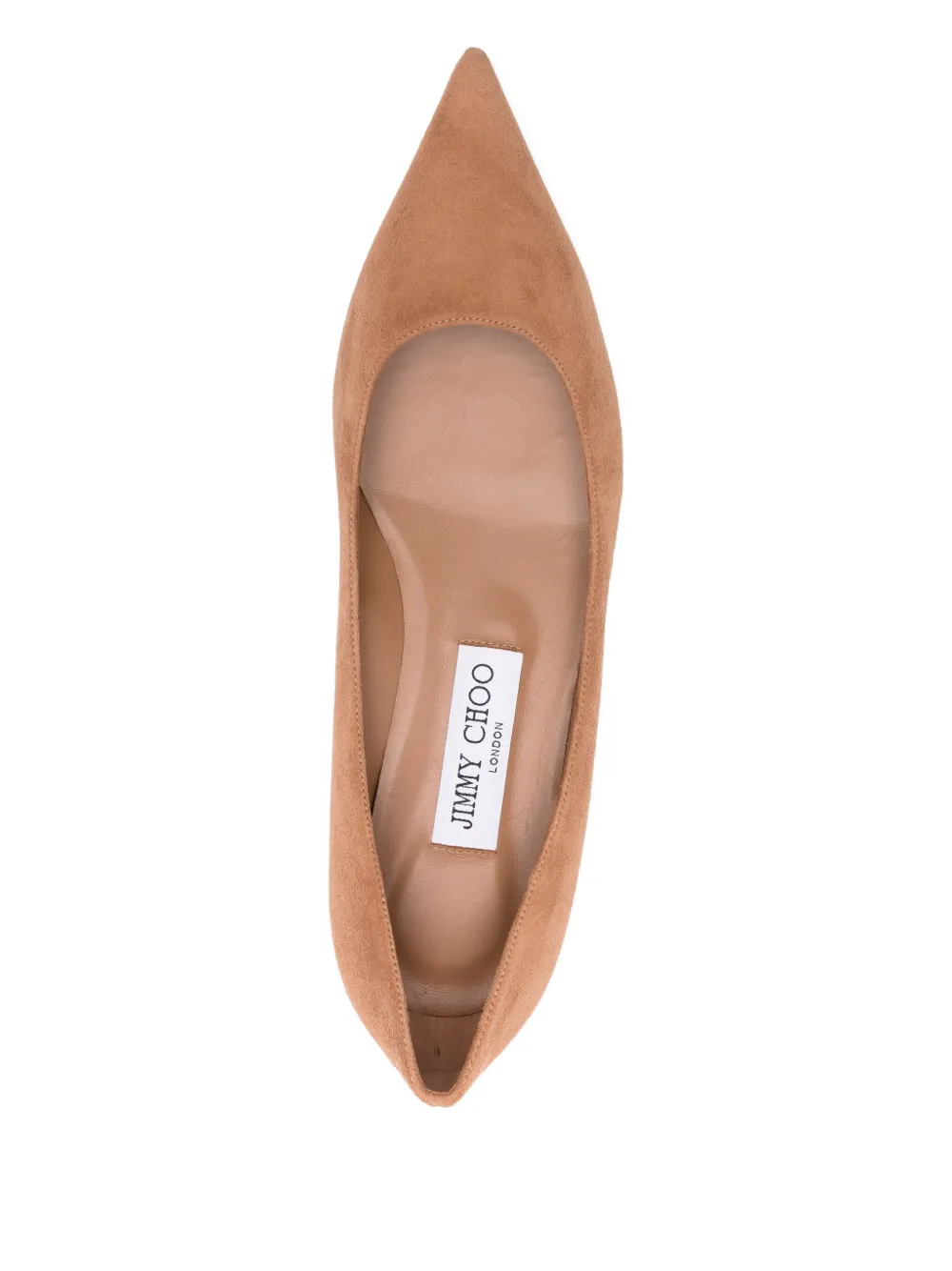 Jimmy Choo 40mm Amelia pointed-toe pumps Neutrals