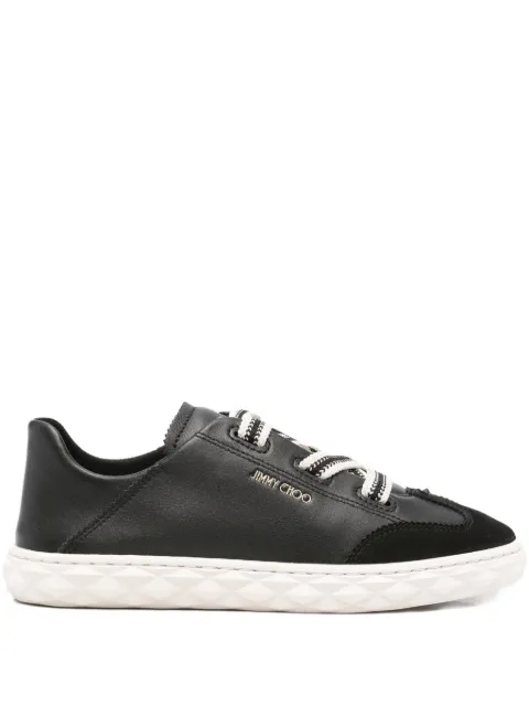 Jimmy Choo Diamond Light Flex leather lace-up sneakers