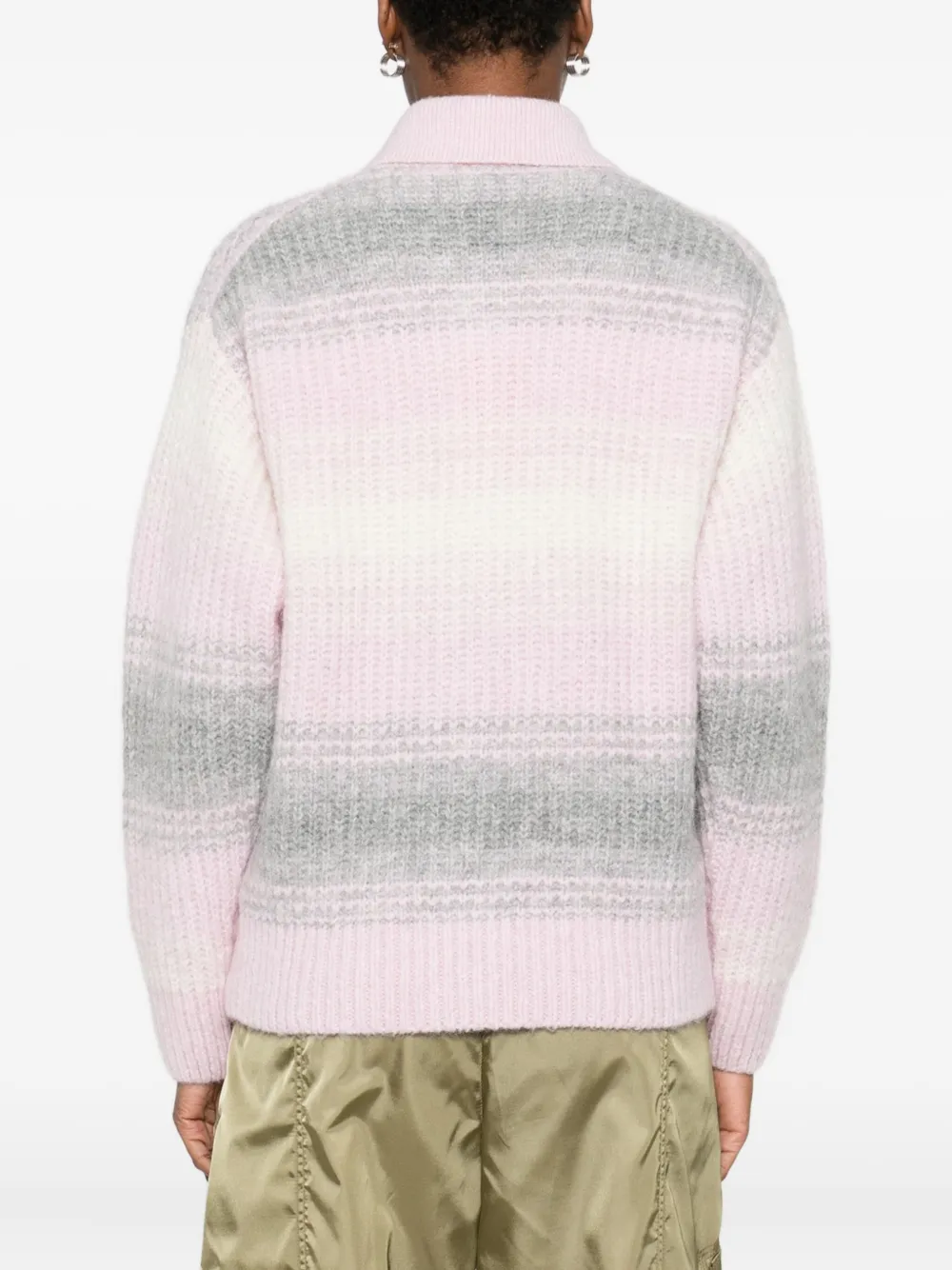 taffeta-panel midi dress