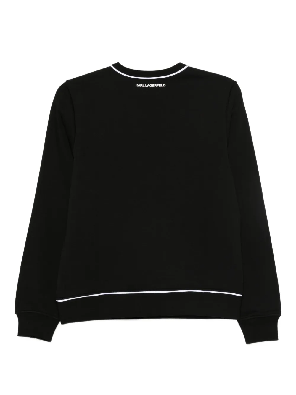 Karl Lagerfeld Sweater met logoprint Zwart