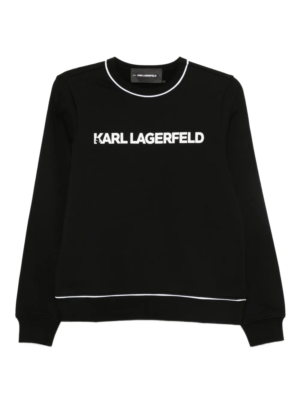 Karl Lagerfeld Sweater met logoprint Zwart
