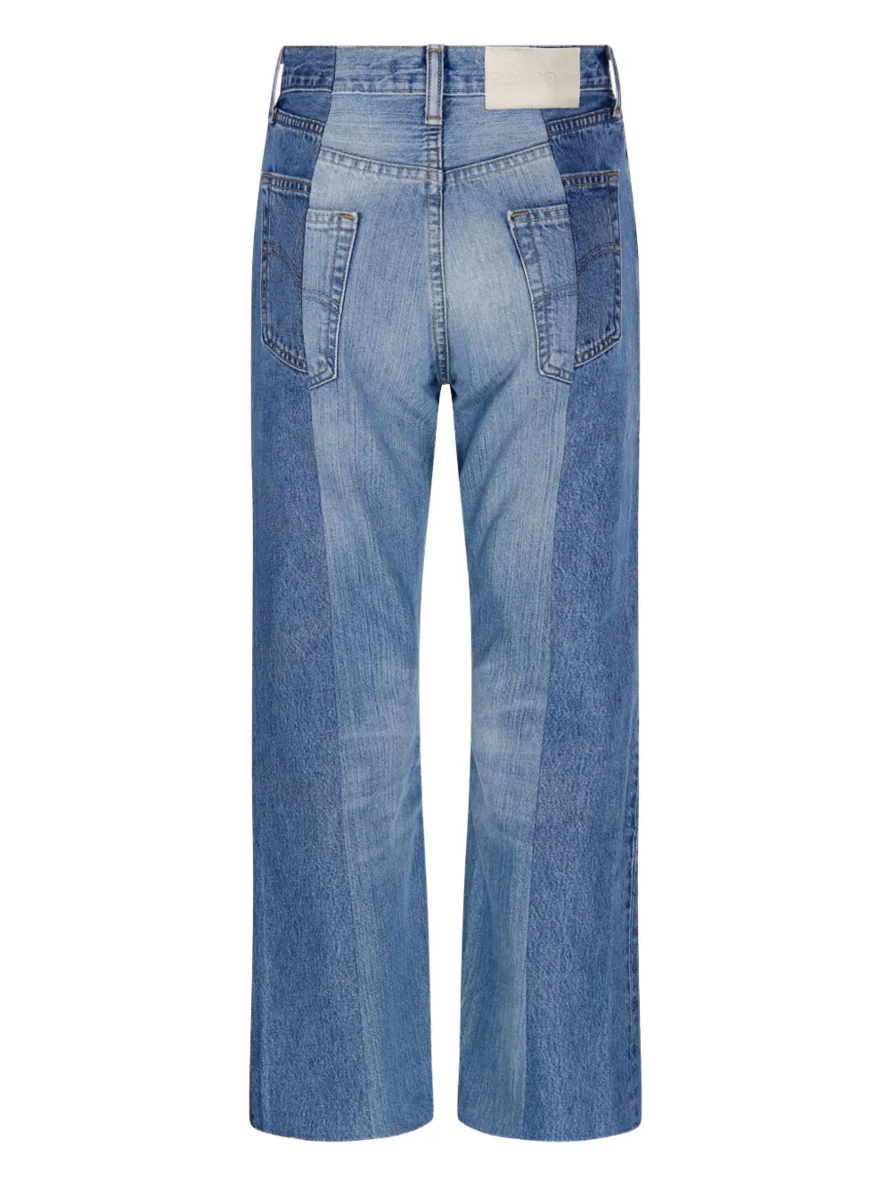 E.L.V DENIM Jeans met vlakken - Blauw
