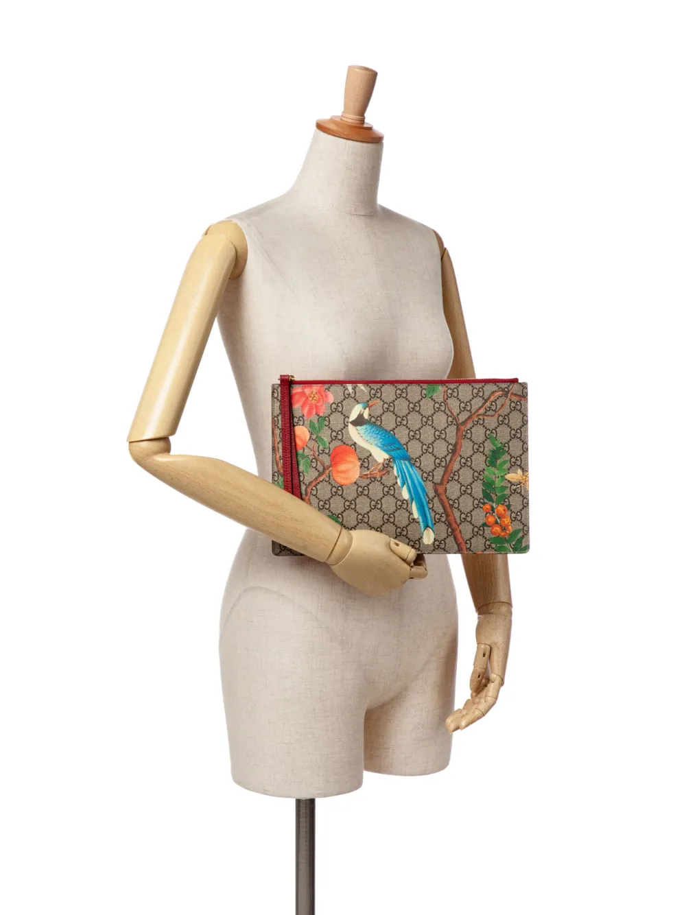 Gucci Pre-Owned 2016-2024 Large GG Supreme Tian clutch bag | Pre-Owned | Image 2