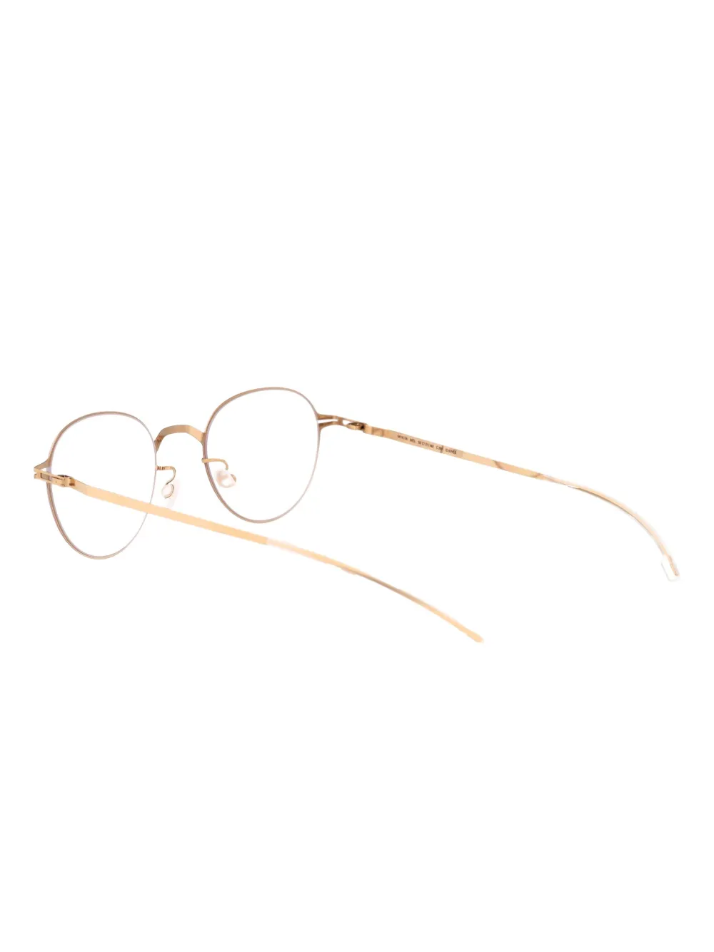 Mykita Bril met rond montuur Goud