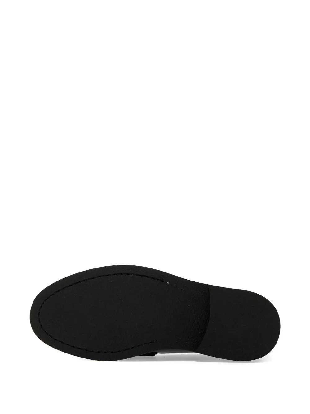 Filling Pieces Generations leather-trimmed pattern loafers Black