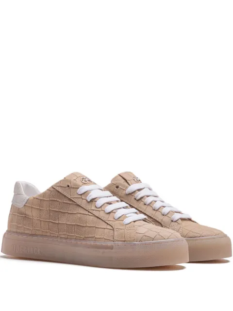Hide&Jack crocodile-embossed sneakers