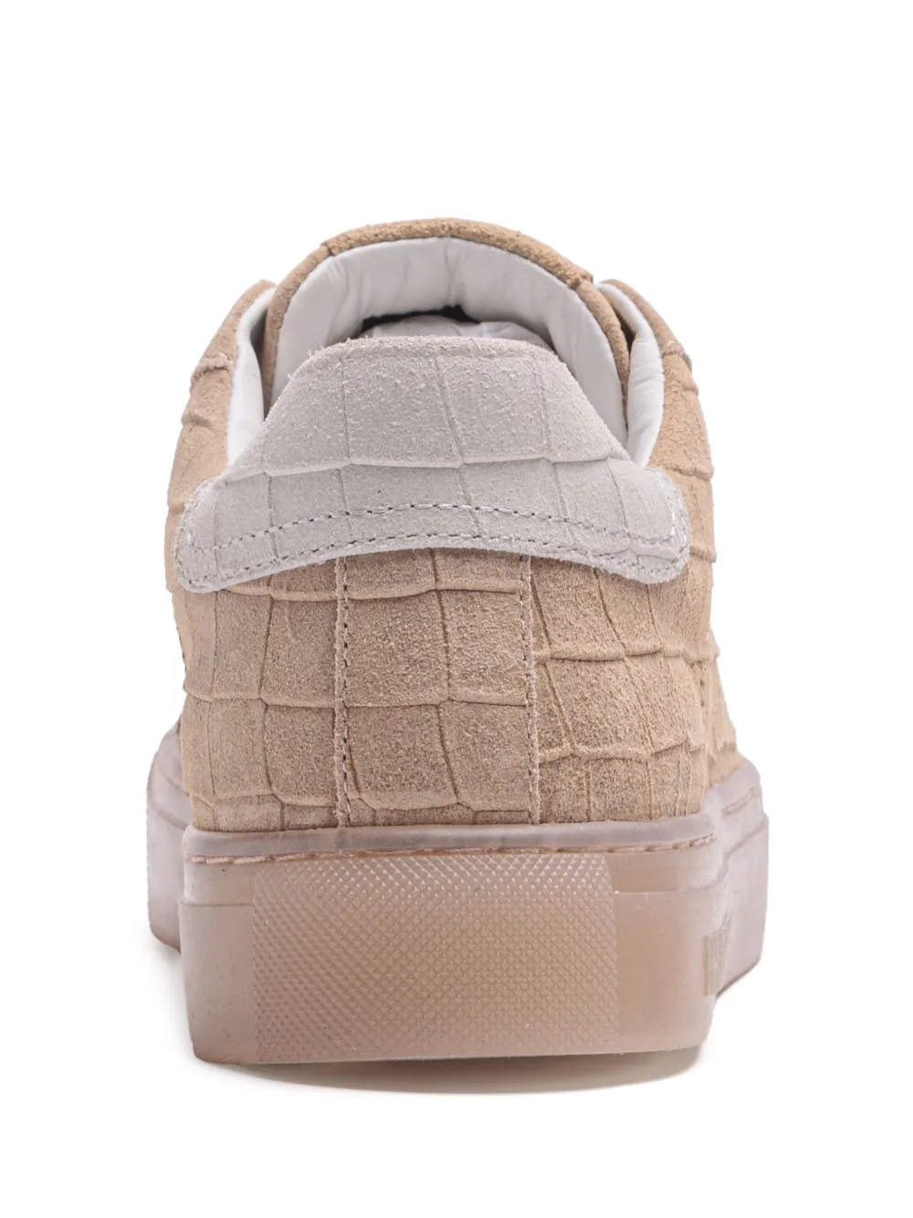 Hide & Jack Crocodile-embossed Sneakers In Neutral