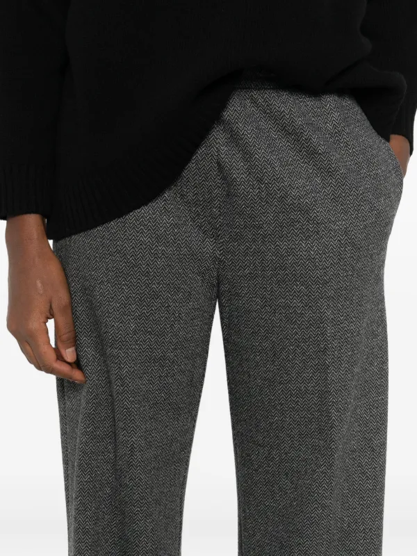 Weekend Max Mara Zelma elasticated-waistband Trousers | Grey
