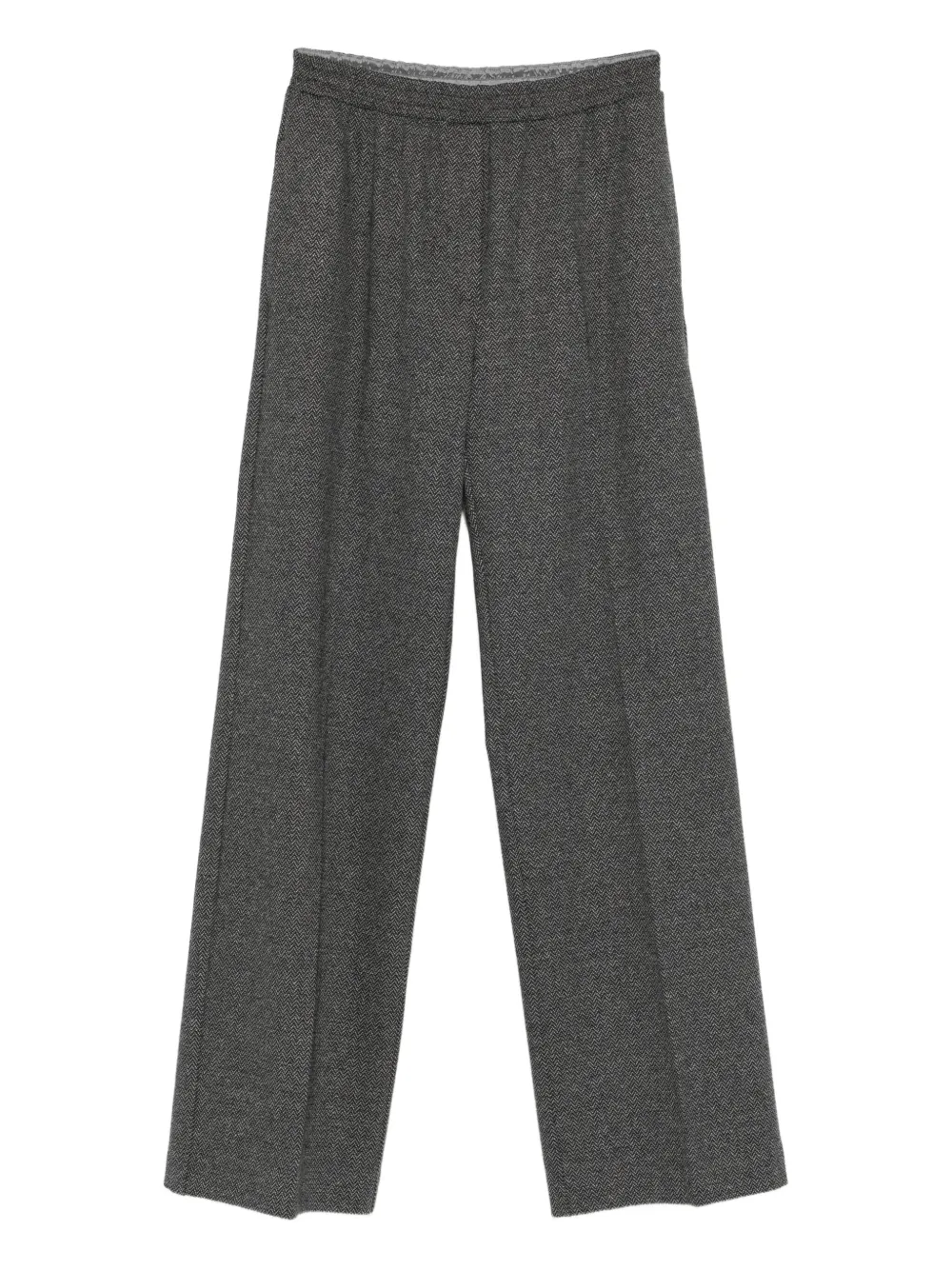 Weekend Max Mara Zelma elasticated-waistband trousers | Grey | Image 1