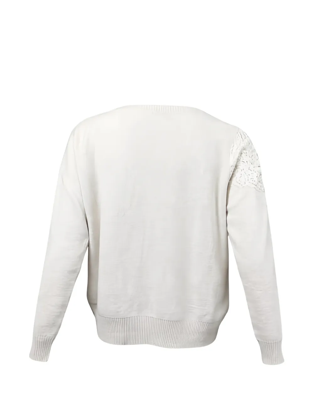  D.exterior Lace Sweater - Neutrals 