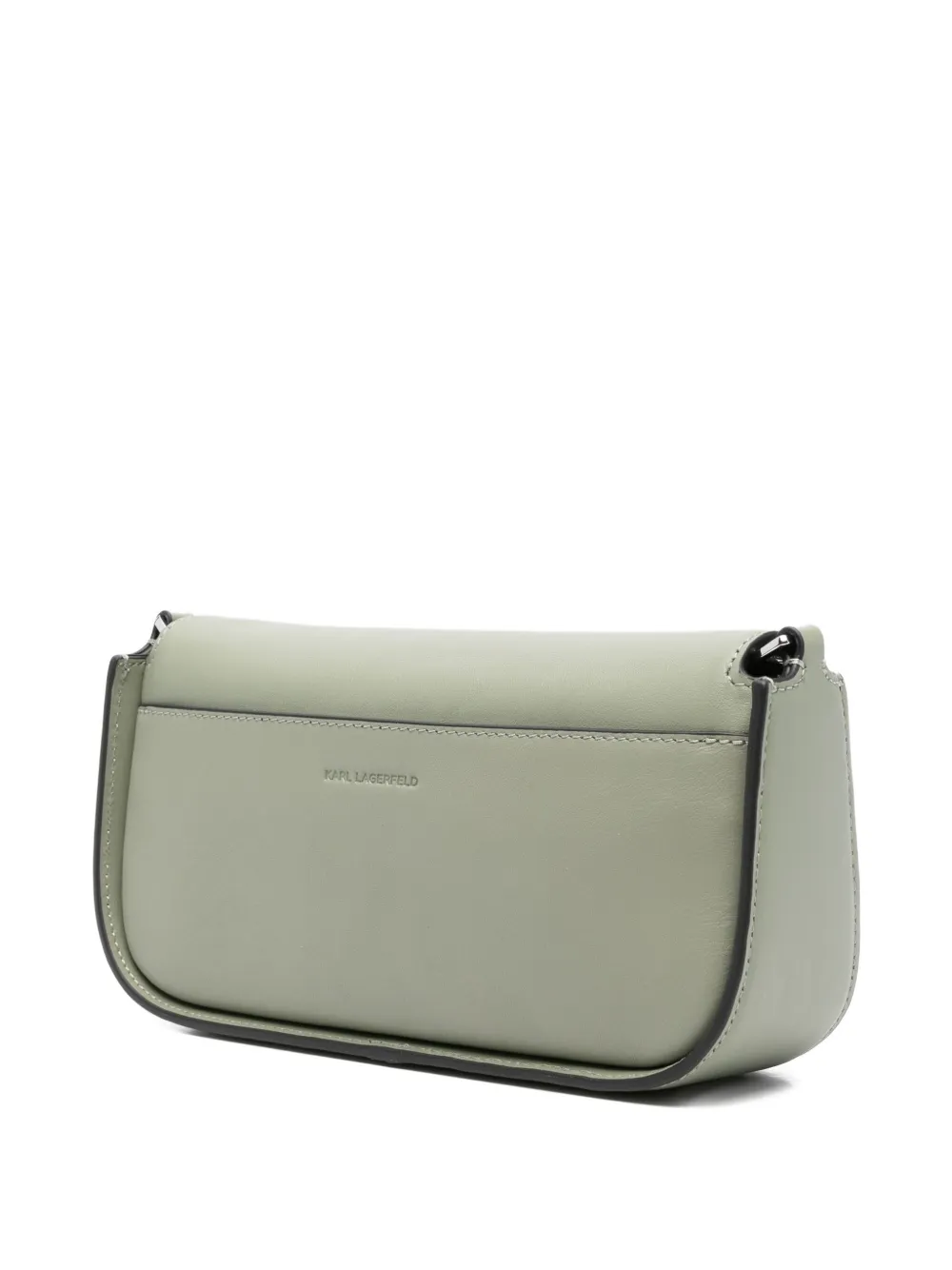 Karl Lagerfeld K Signature leren tas met logo Groen