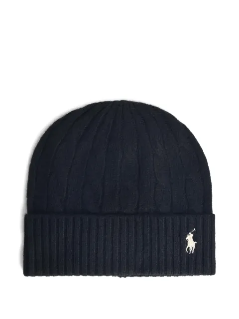Ralph Lauren Collection cable-knit beanie