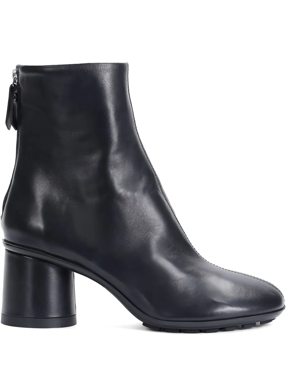 AGL 60mm leather ankle boots Zwart