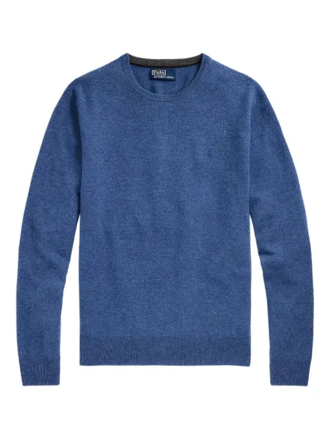 Ralph Lauren Collection embroidered-logo crew-neck sweater