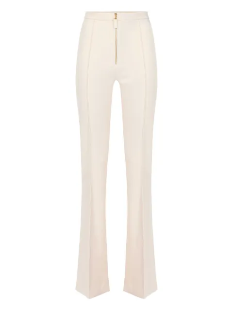 Elisabetta Franchi zip-front flared trousers