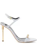 Elisabetta Franchi strappy stiletto sandals - Neutrals