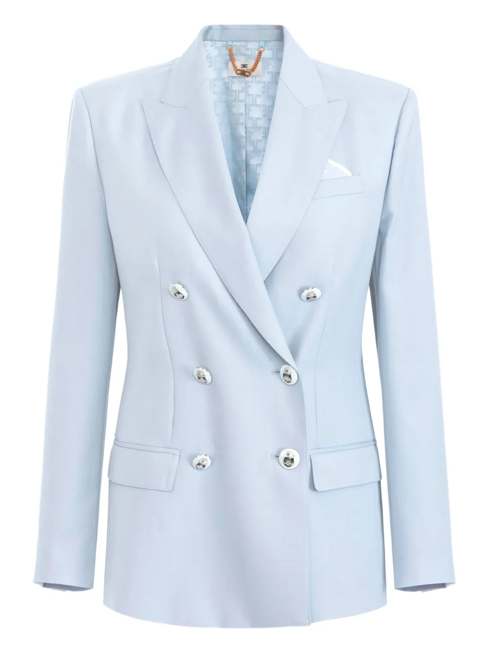 double-breasted tailored blazer