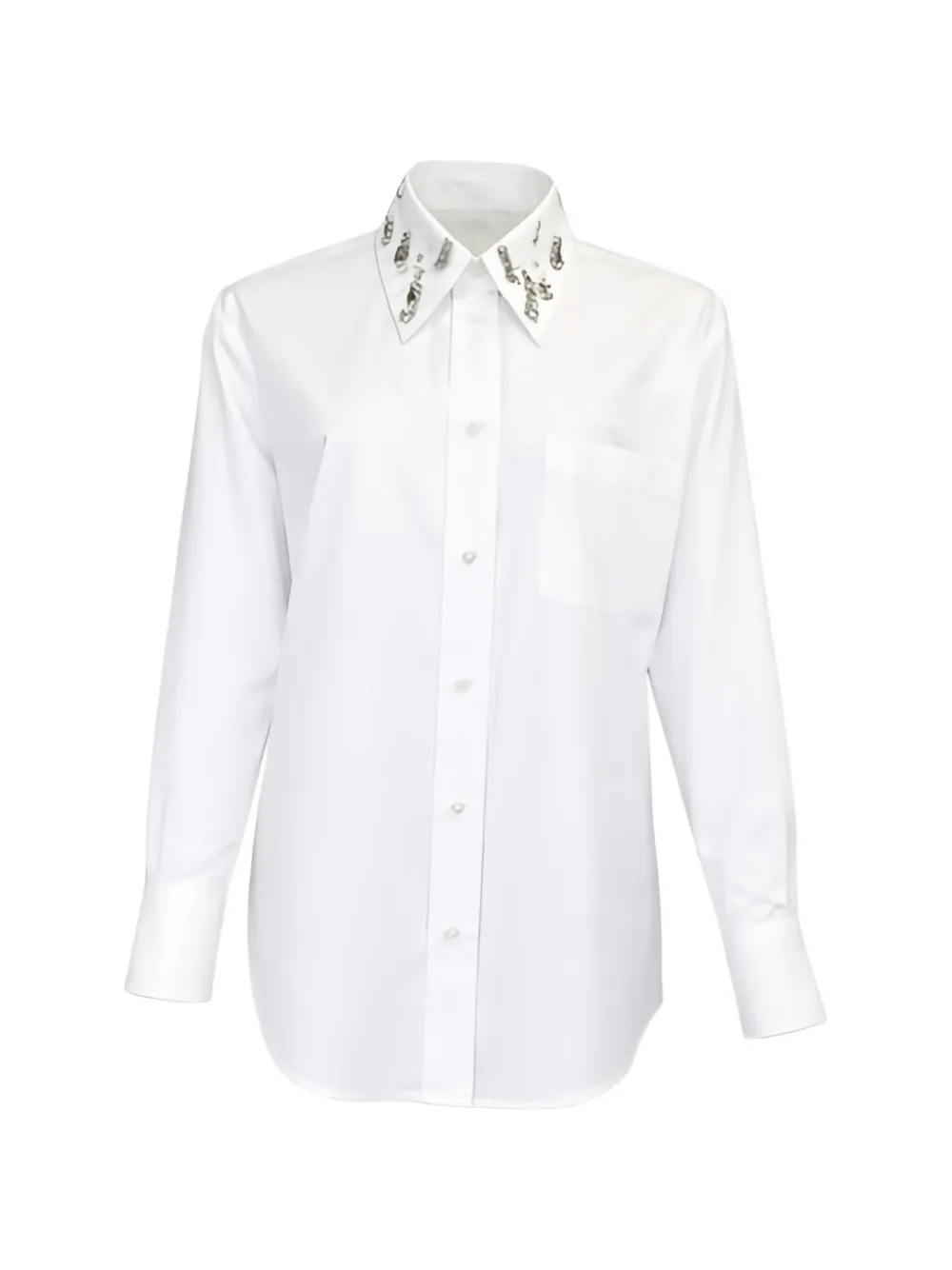 Fabiana Filippi embellished shirt - Bianco
