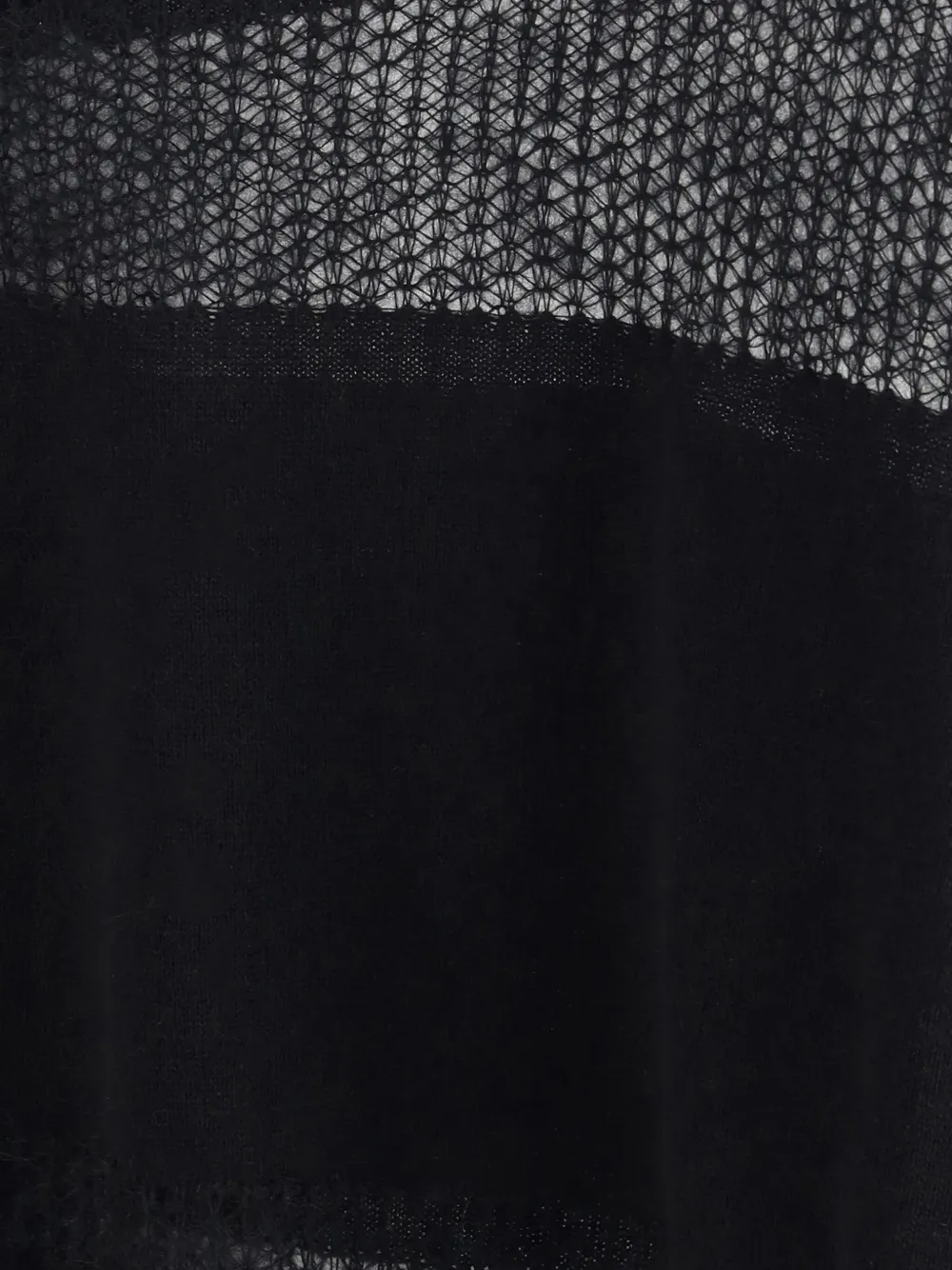 Fabiana Filippi Trui met mesh vlakken Zwart