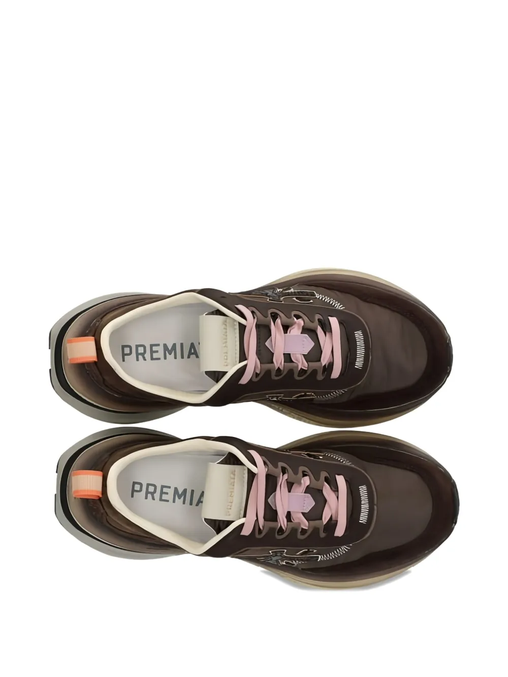Premiata Sneakers met applicatie Bruin