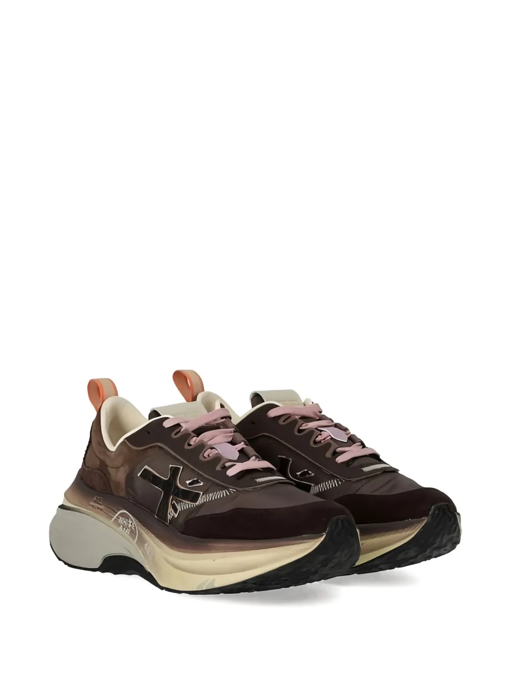 Premiata Sneakers met applicatie Bruin