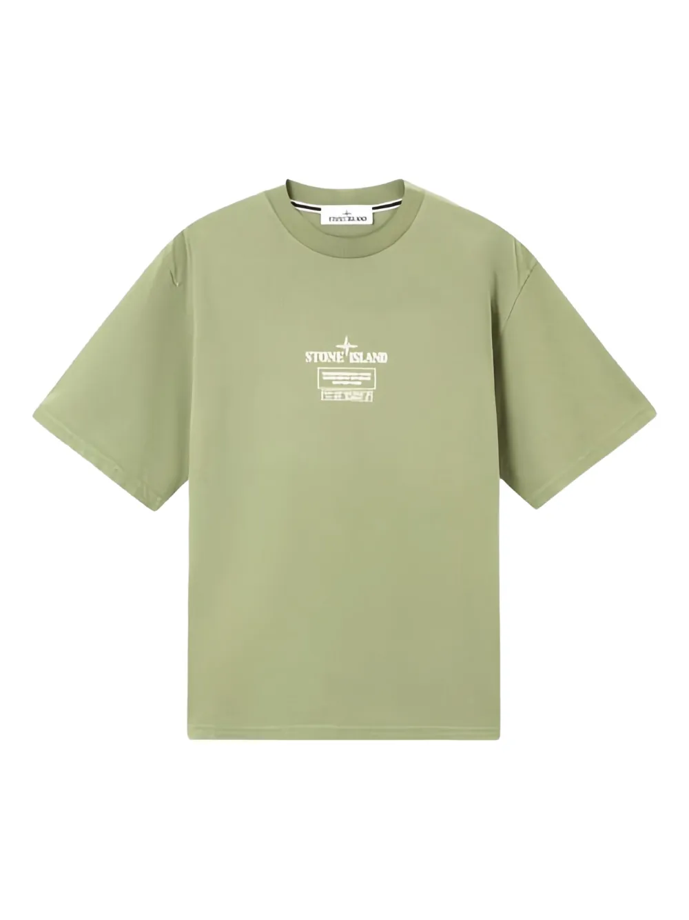 Stone Island compass-logo T-shirt | Green | Image 1