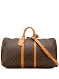 Louis Vuitton Pre-Owned 1989 Monogram Keepall Bandouliere 55 travel bag - Brown