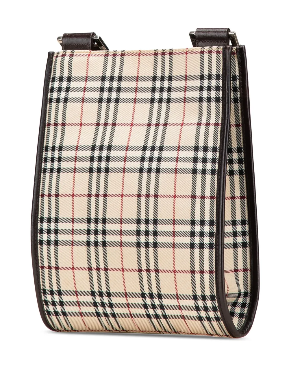 Pre-owned Burberry 2000-2017 House Check Canvas Crossbody Bag